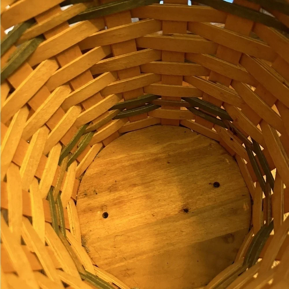 Longaberger 2002 Autumn Pail Green Basket